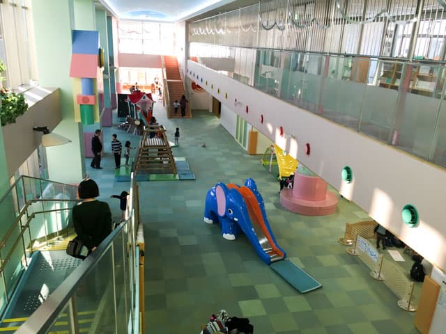 上尾市児童館こどもの城2階からの景色