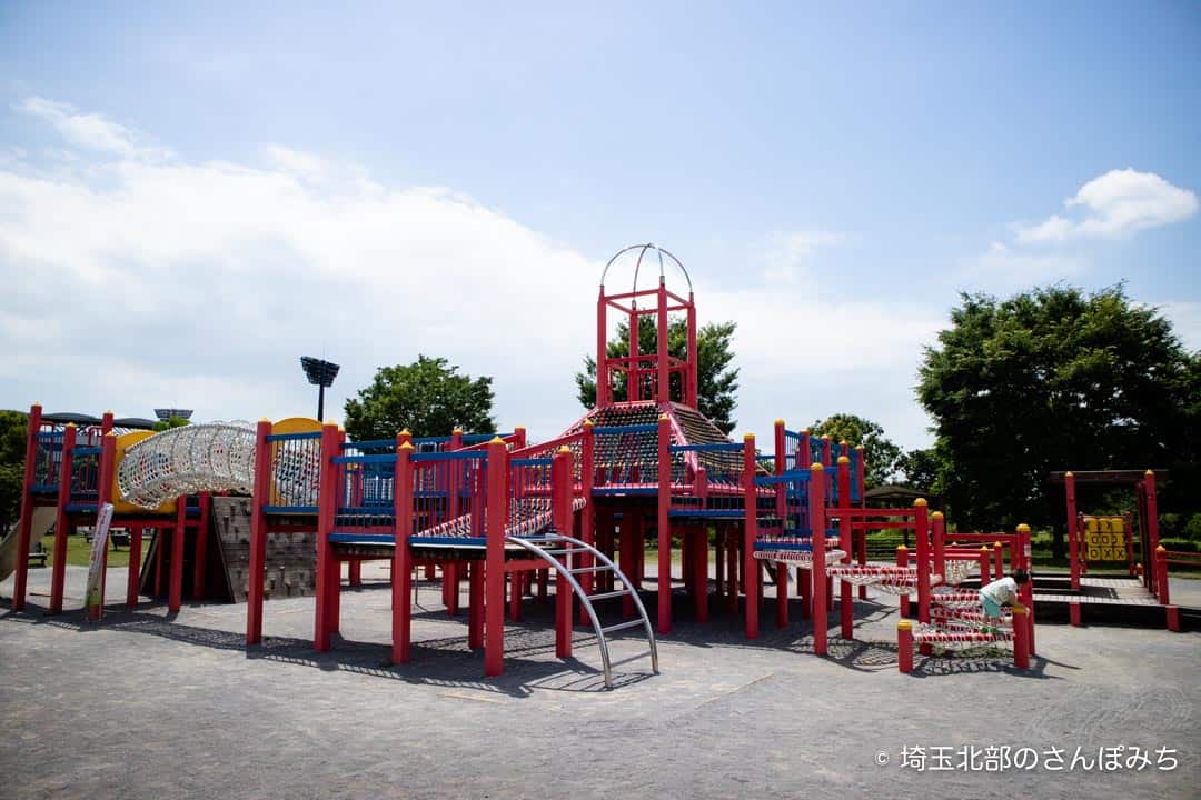 熊谷スポーツ文化公園幼児用の遊具