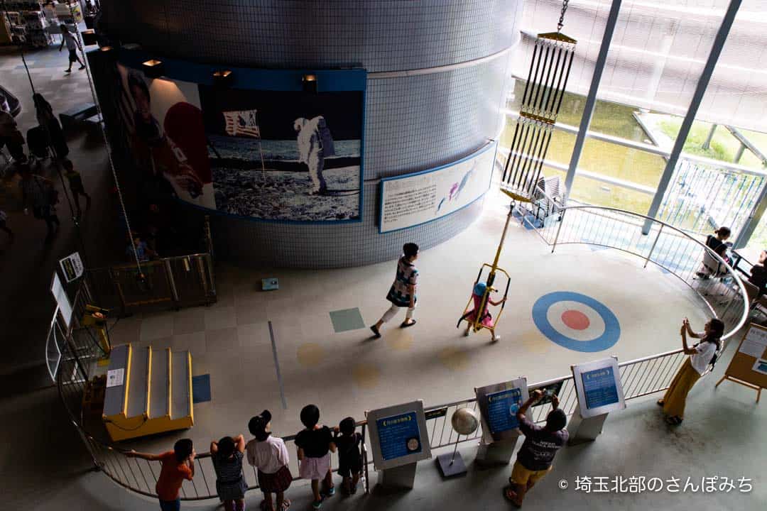 向井千秋記念科学館の2階からの写真