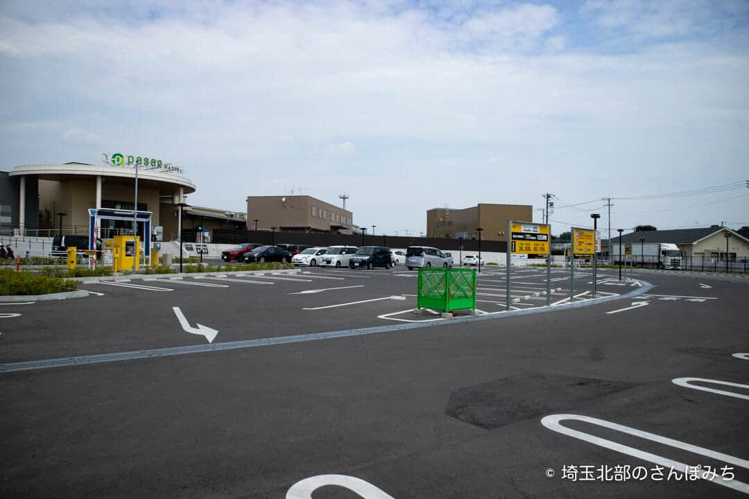 蓮田SA(上り)一般道の専用駐車場