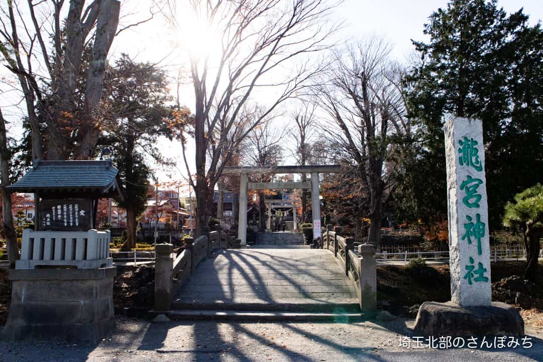 深谷・瀧宮神社の大鳥居