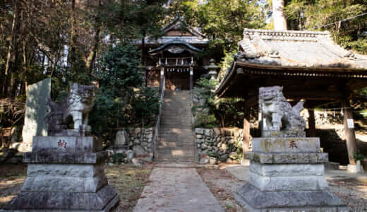 嵐山町・鎌形八幡神社の狛犬