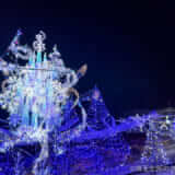 本庄市「マリーゴールドの丘公園」ブルーに輝く冬のイルミネーション！2024年1月28日まで開催中